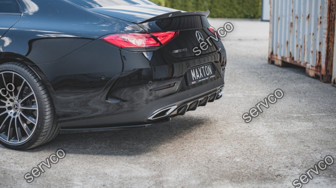 Eleron spoiler cap Mercedes CLS C257 AMG-Line 2018- v1 - Maxton Design