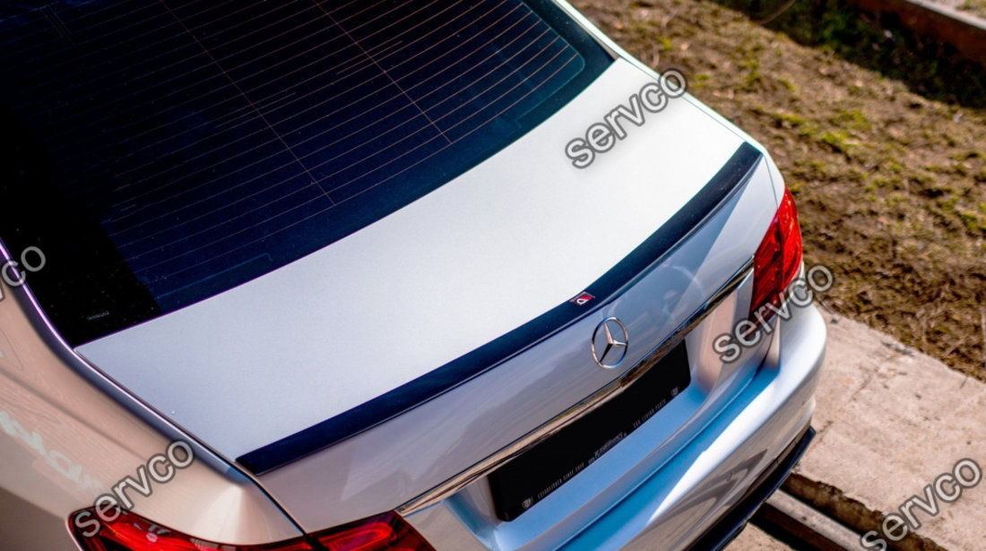 Eleron spoiler cap Mercedes E Class E63 W212 AMG Sedan Facelift 2012-2016 v1 - Maxton Design