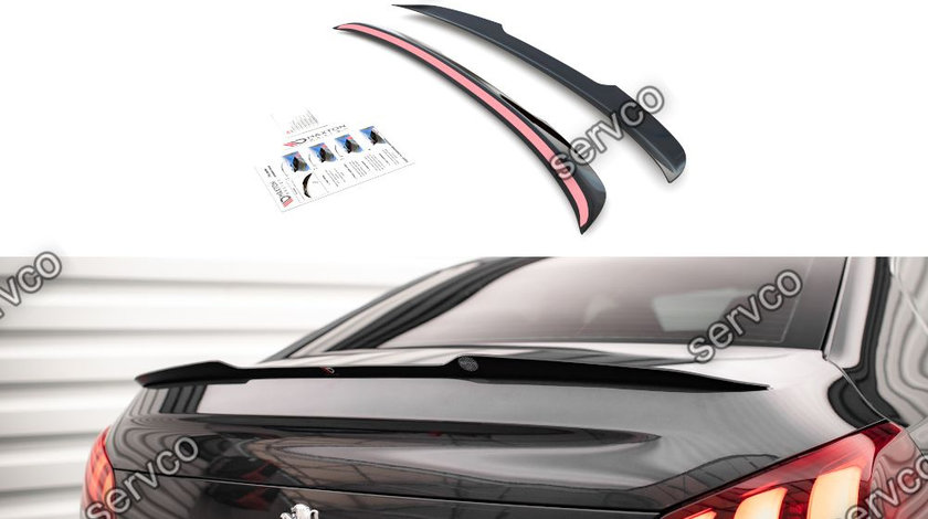 Eleron spoiler cap Peugeot 508 GT Mk1 Facelift 2014-2018 v1 - Maxton Design