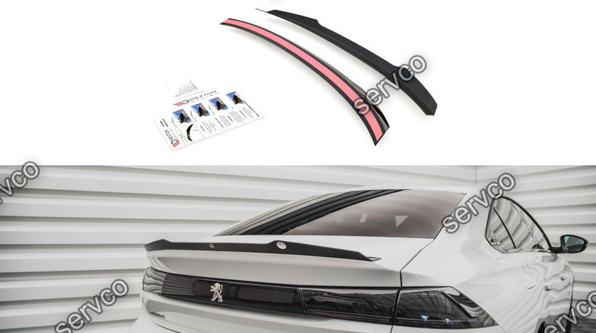 Eleron spoiler cap Peugeot 508 Sedan Mk2 2018- v2 - Maxton Design