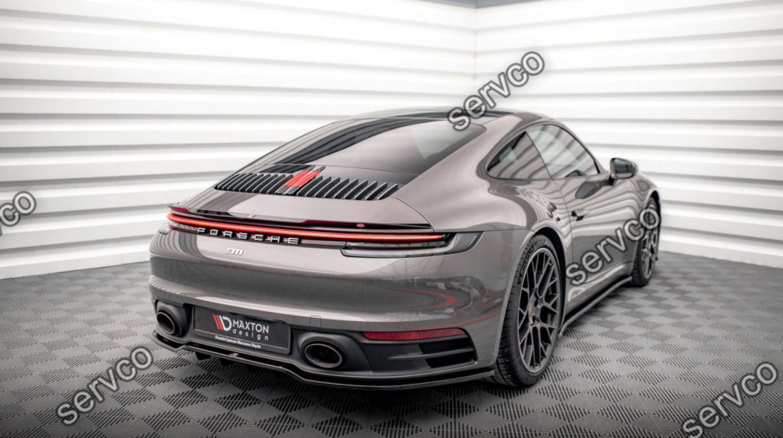 Eleron spoiler cap Porsche 911 Carrera 4S 992 2019- v1 - Maxton Design