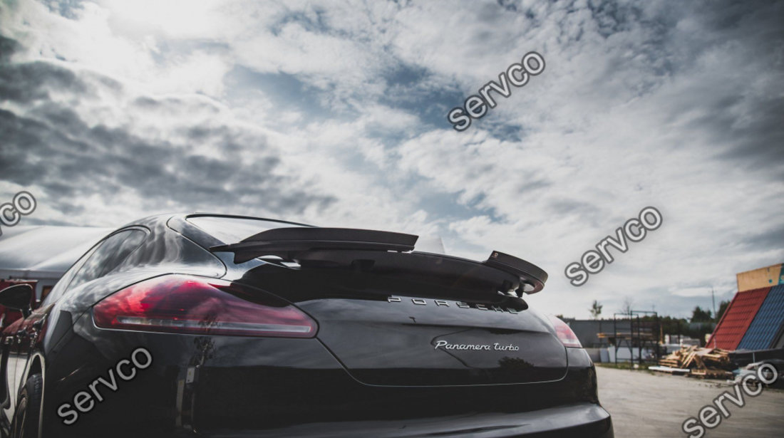 Eleron spoiler cap Porsche Panamera Turbo 970 Facelift 2013-2016 v1 - Maxton Design