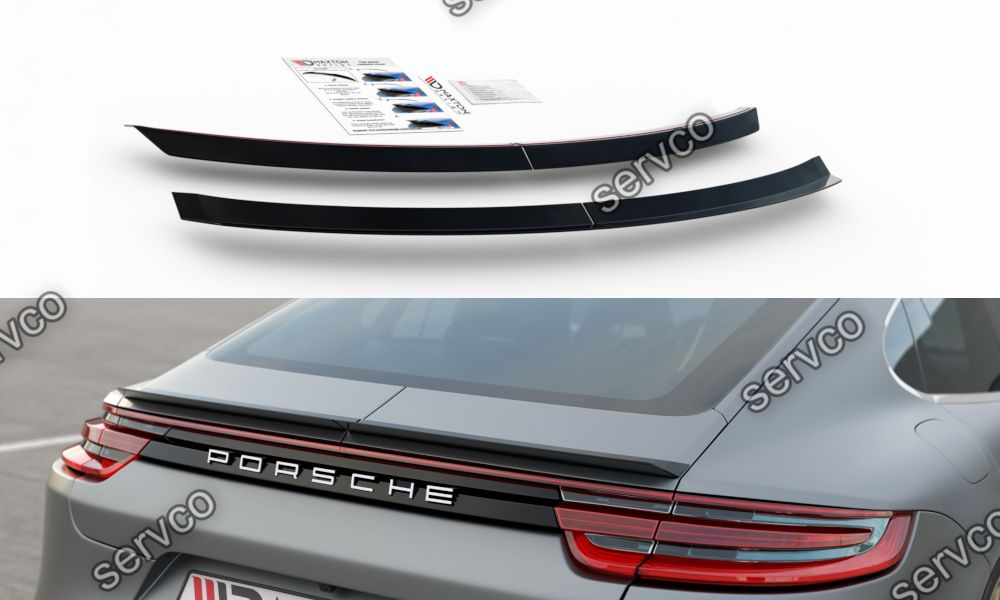 Eleron spoiler cap Porsche Panamera Turbo GTS 971 2016- v1 - Maxton Design