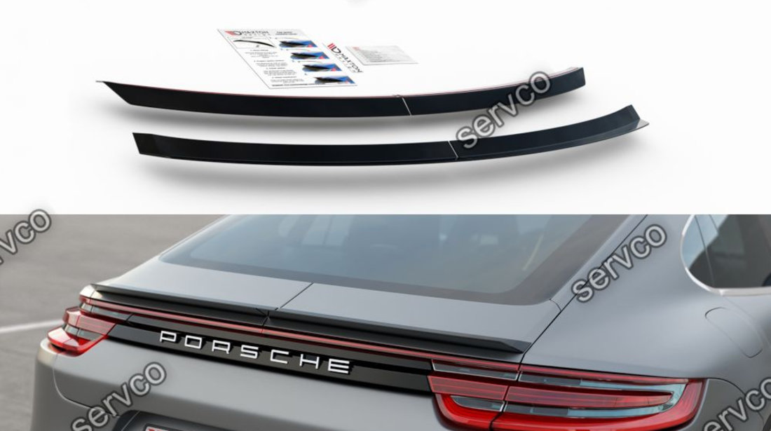 Eleron spoiler cap Porsche Panamera Turbo GTS 971 2016- v1 - Maxton Design