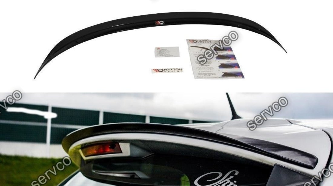 Eleron spoiler cap Renault Clio Mk4 2012-2016 v1 - Maxton Design