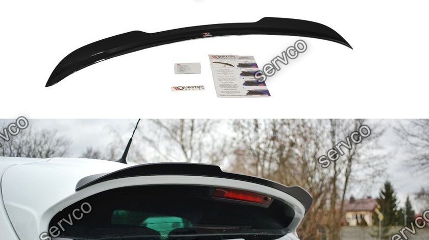 Eleron spoiler cap Renault Clio Mk4 RS 2012-2019 v3 - Maxton Design