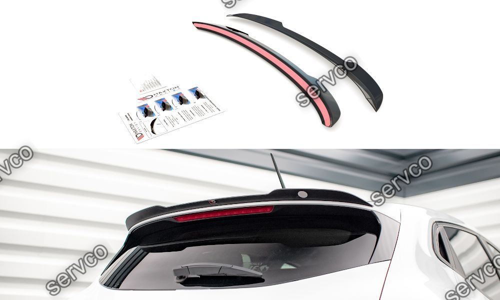 Eleron spoiler cap Renault Clio Mk5 2019- v1 - Maxton Design