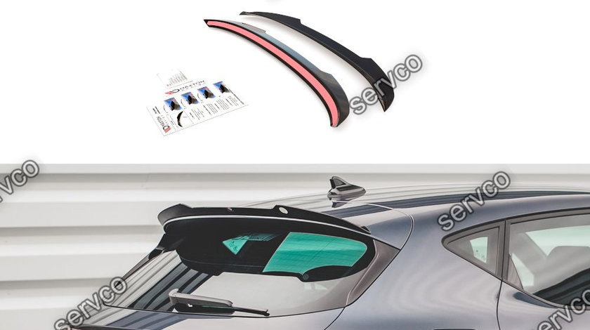 Eleron spoiler cap Seat Leon FR Hatchback Mk4 2020- v7 - Maxton Design