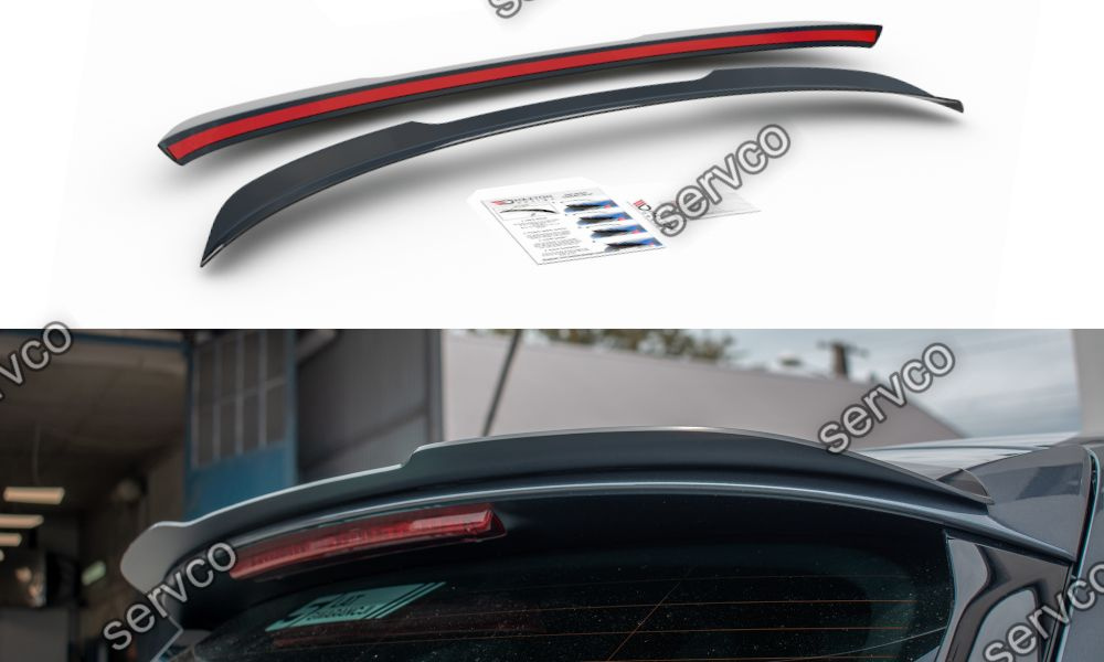 Eleron spoiler cap Seat Leon Mk3 Cupra ST Facelift 2017- v4 - Maxton Design