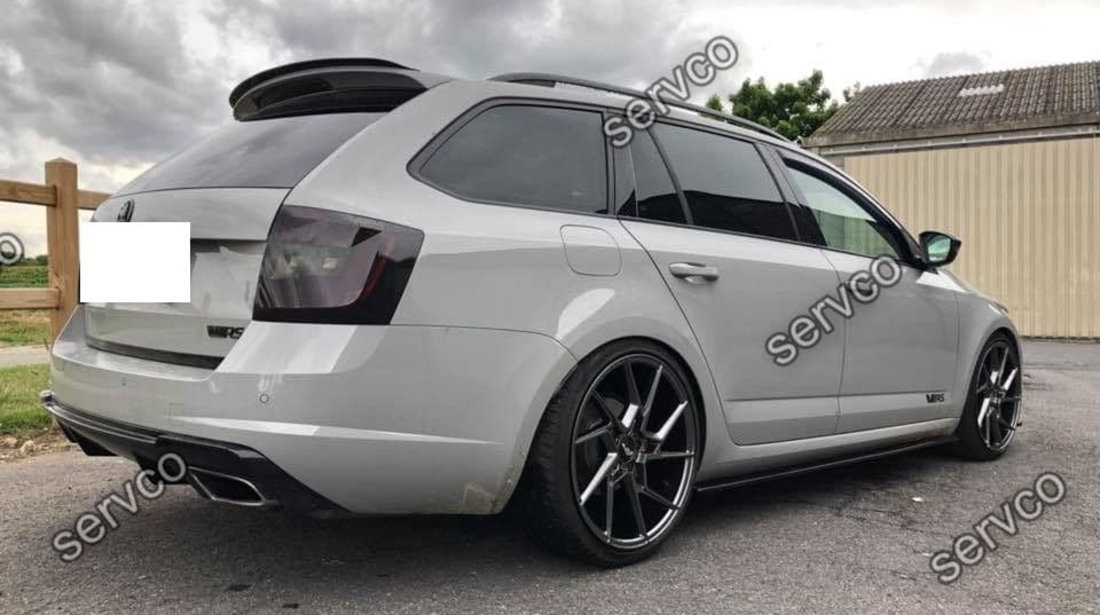 Eleron spoiler cap Skoda Octavia Mk3 FL RS Estate 2013- v1 - Maxton Design