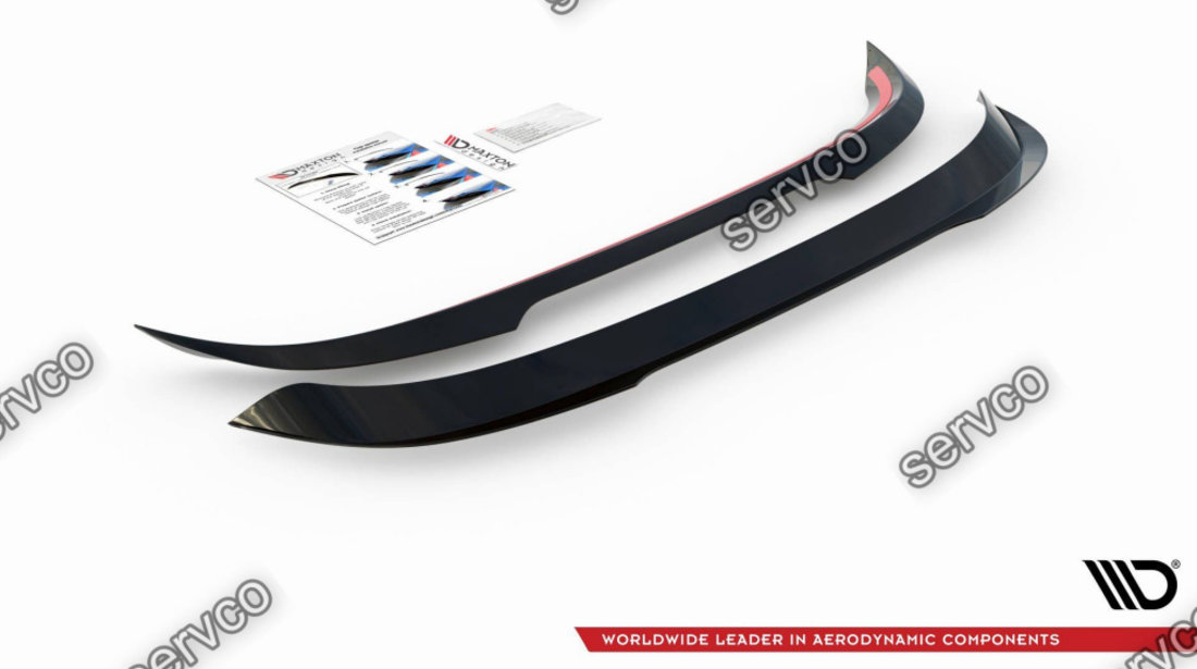 Eleron spoiler cap Volkswagen Golf 8 GTI Clubsport 2020- v5 - Maxton Design