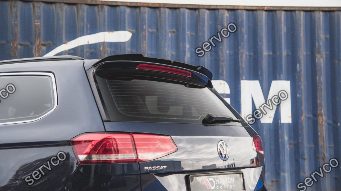 Eleron spoiler cap Volkswagen Passat B8 Variant 2014- v2 - Maxton Design