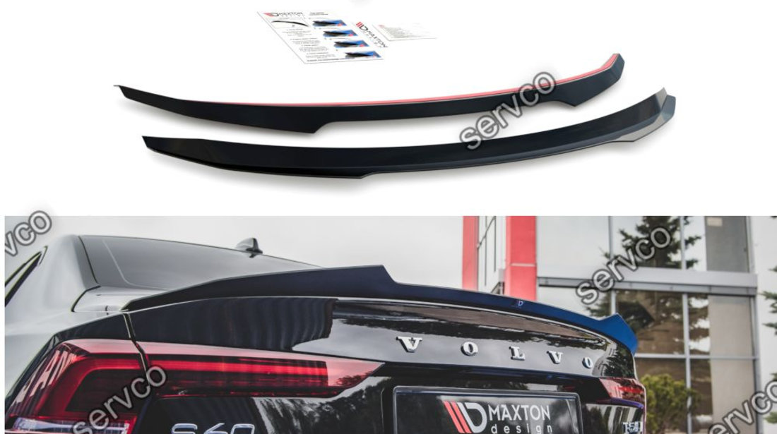 Eleron spoiler cap Volvo S60 R-Design Mk3 2018- v6 - Maxton Design