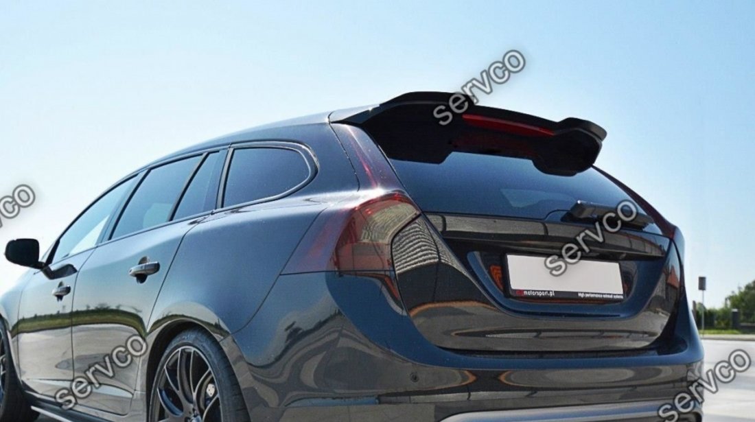 Eleron spoiler cap Volvo V60 Polestar Facelift 2014-2018 v1 - Maxton Design