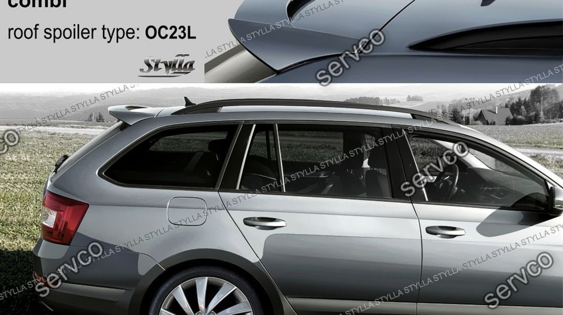 Eleron spoiler haion luneta Skoda Octavia 3 5E Estate Combi Kombi Break 2013-2017 ver1