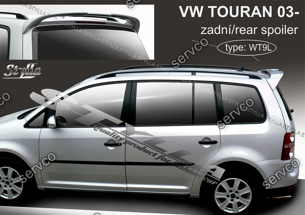 Eleron spoiler haion luneta tuning sport VW Volkswagen Touran 2003-2011 ver4