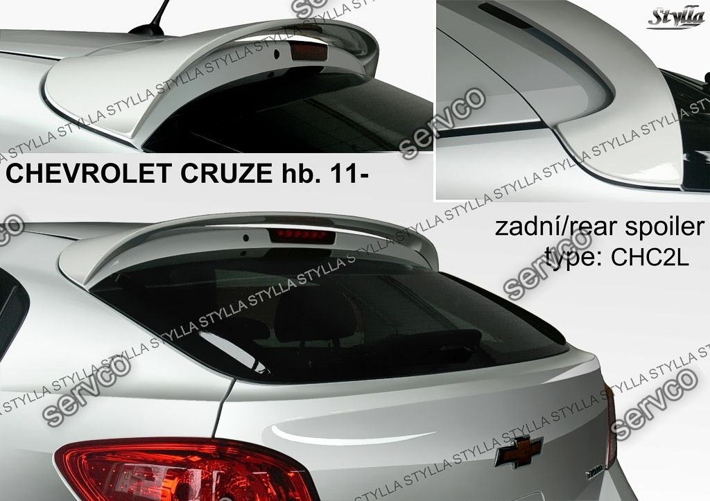Eleron spoiler haion portbagaj tuning sport Chevrolet Cruze Hatchback 2008-2016 ver3