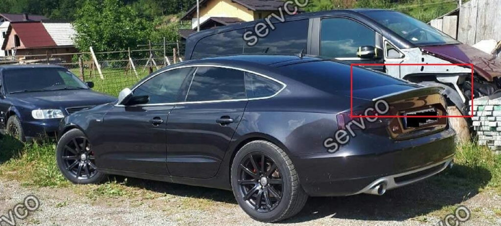 Eleron spoiler portbagaj Audi A5 Sportback 8TA S5 Sline 2009-2012 v2