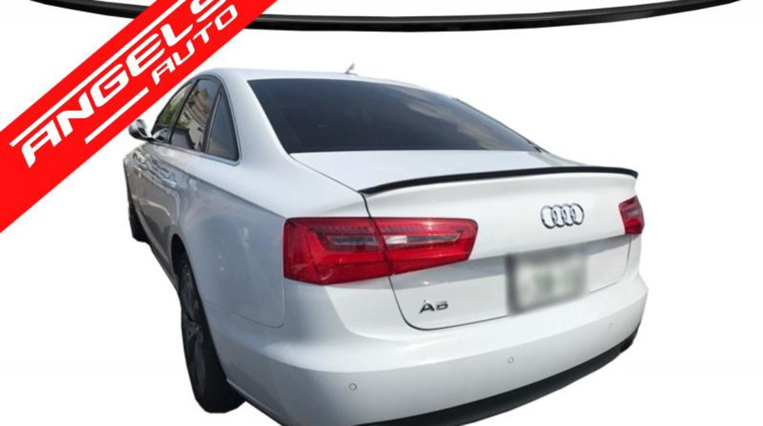 Eleron Spoiler Portbagaj AUDI A6 C7 4G 4 Usi (2011-2018) Negru Lucios