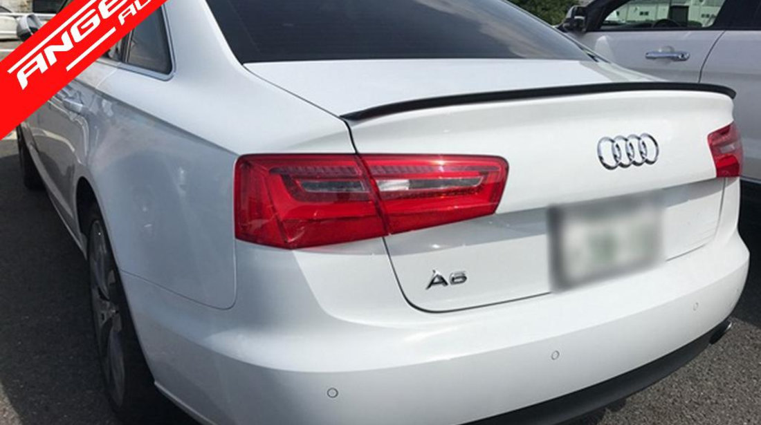 Eleron Spoiler Portbagaj AUDI A6 C7 4G 4 Usi (2011-2018) Negru Lucios