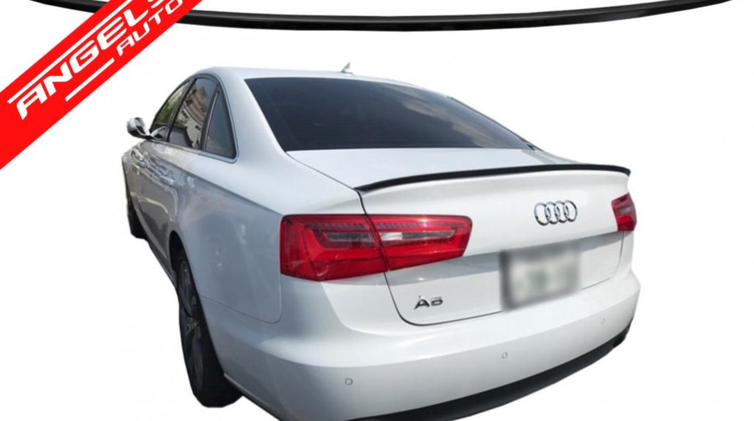 Eleron Spoiler Portbagaj AUDI A6 C7 4G 4 Usi (2011-2018) Negru Lucios