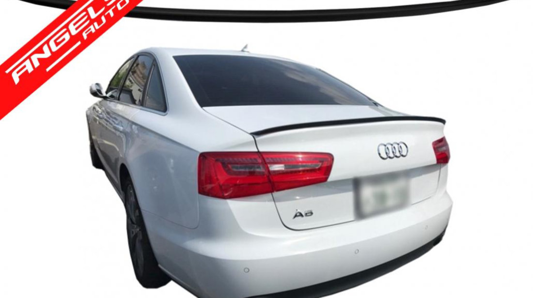 Eleron spoiler portbagaj AUDI A6 C7 4G 4 Usi (2011-2018) Negru Mat