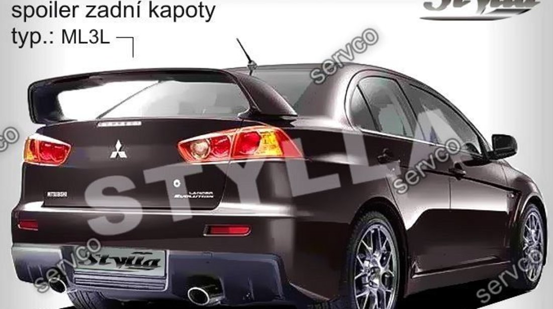 Eleron spoiler portbagaj Mitsubishi Lancer Evolution 10 EVO X ver4