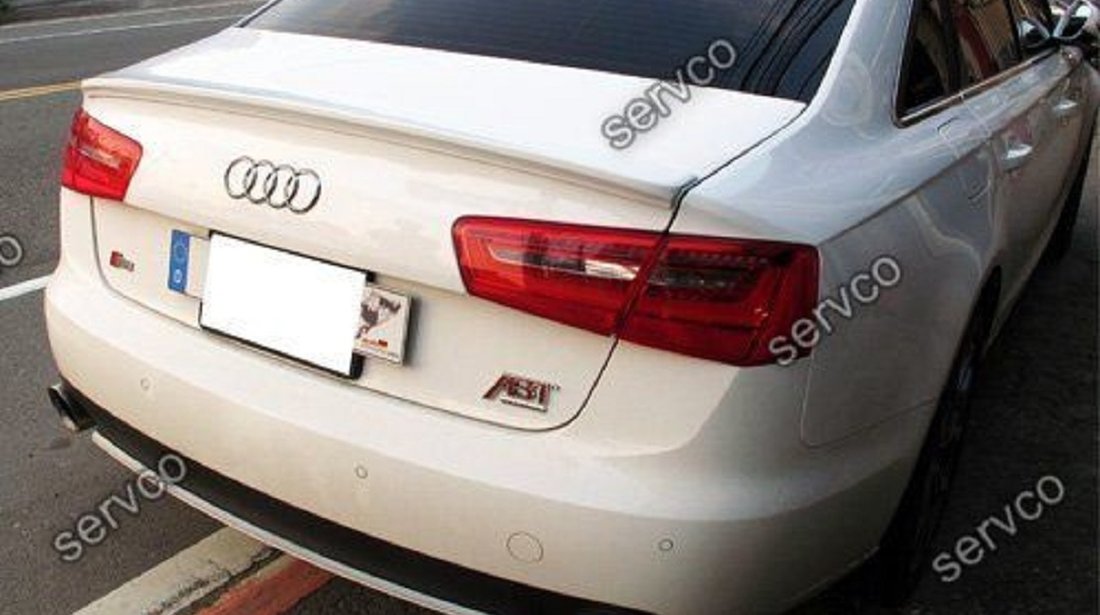 Eleron spoiler tuning portbagaj Audi A6 C7 4G S6 Rs6 Sline S line Sedan Limuzina ver6