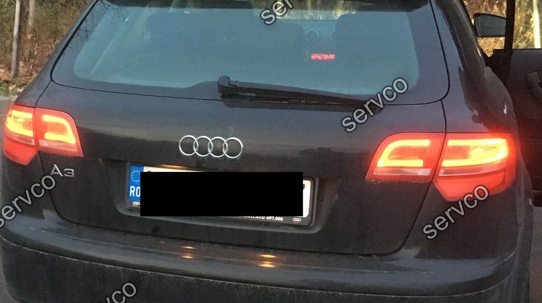 Eleron spoiler tuning sport Audi A3 8P Sportback RS3 S3 Votex Sline ver3