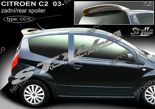 Eleron spoiler tuning sport Citroen C2 VTR VTS Gti Vti Rally 2003-2009 ver1