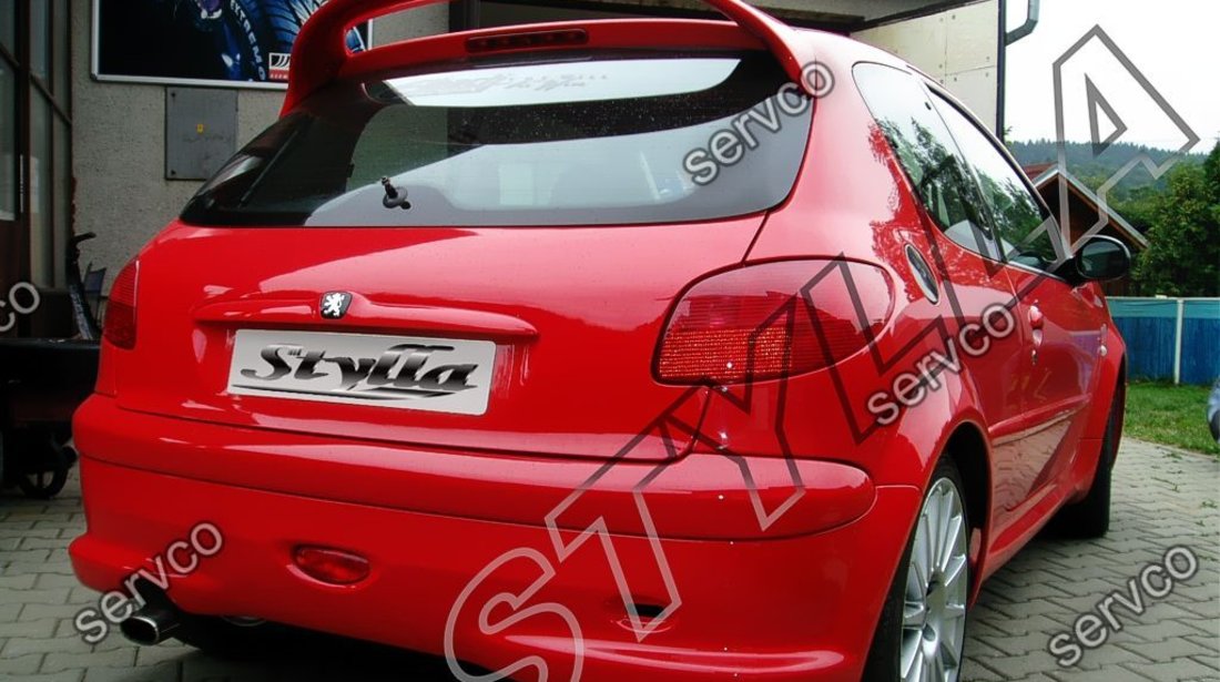 Eleron spoiler tuning sport eleron Peugeot 206 Wrc GTI WRC Rally 1998-2010 ver2