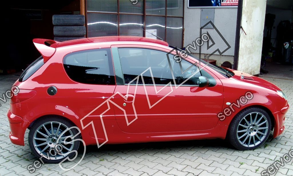 Eleron spoiler tuning sport eleron Peugeot 206 Wrc GTI WRC Rally 1998-2010 ver2