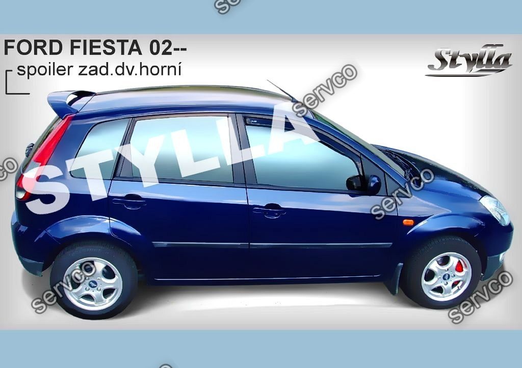 Eleron spoiler tuning sport Ford Fiesta Mk6 ST Zetec S RS Ghia XR4 2002-2008 ver2