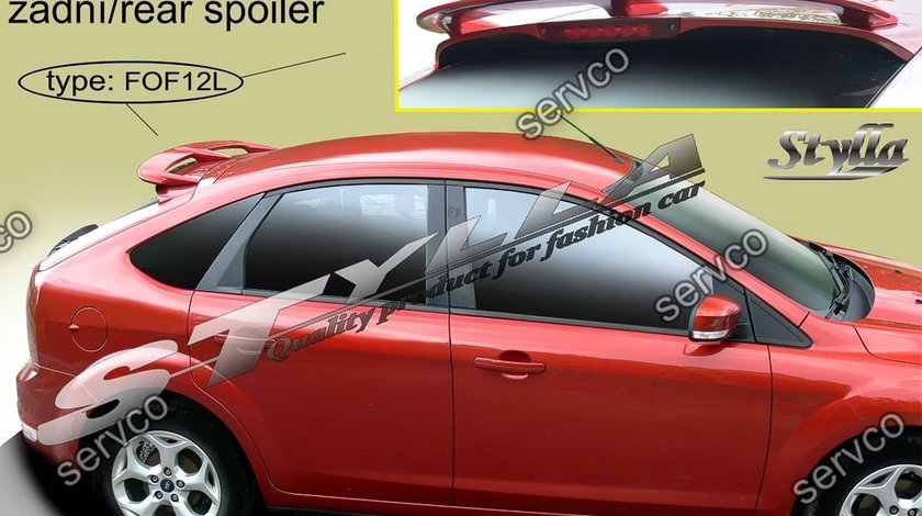 Eleron spoiler tuning sport Ford Focus 2 MK2 HB Hatchback ST RS Titanium X Zetec 2004-2011 ver5