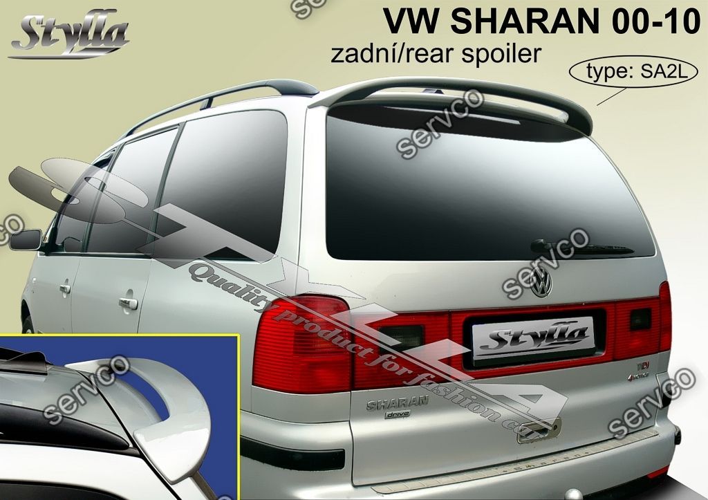 Eleron spoiler tuning sport Ford Galaxy MK1 Ghia Aspen Zetec GLX LX 2000-2006 ver2