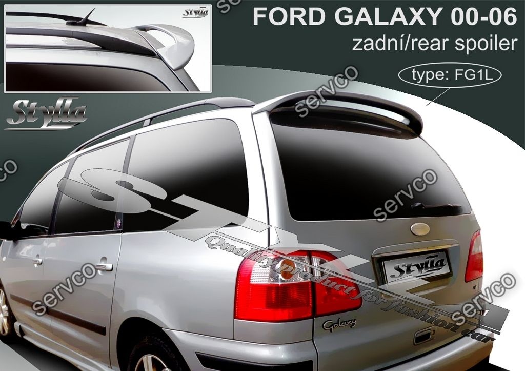 Eleron spoiler tuning sport Ford Galaxy MK1 Ghia Aspen Zetec GLX LX 2000-2006 ver2