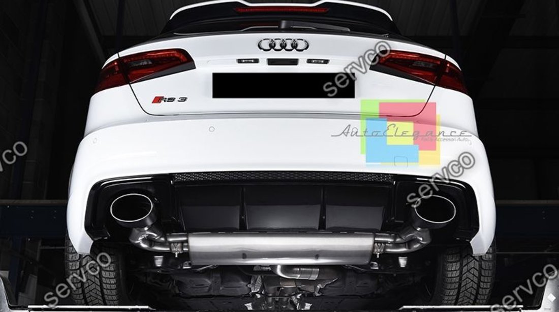 Eleron spoiler tuning sport haion luneta Audi A3 8V Sportback S3 Rs3 Sline 2012-2016 ver2