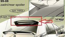 Eleron spoiler tuning sport luneta Skoda Fabia Hat...