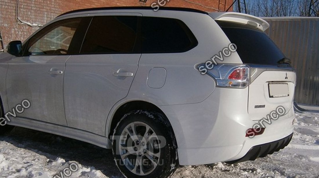 Eleron spoiler tuning sport Mitsubishi Outlander Mk3 2012-2018 ver2