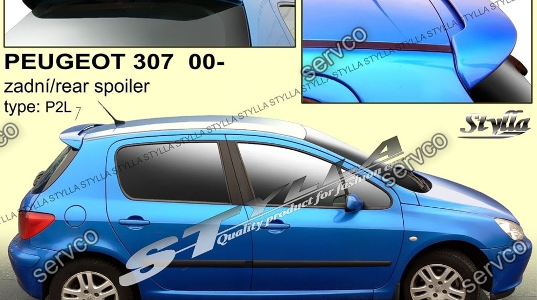 Eleron spoiler tuning sport Peugeot 307 VTi Gti Wrc Rally 2001-2008 ver1