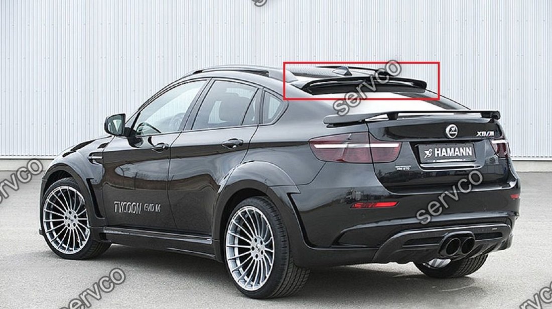 Eleron spoiler tuning sport pleoapa luneta HAMANN BMW X6 E71 E72 2009-2014 ver3