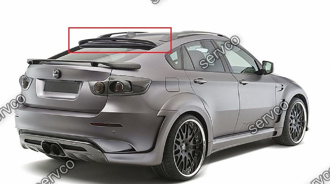 Eleron spoiler tuning sport pleoapa luneta HAMANN BMW X6 E71 E72 2009-2014 ver3