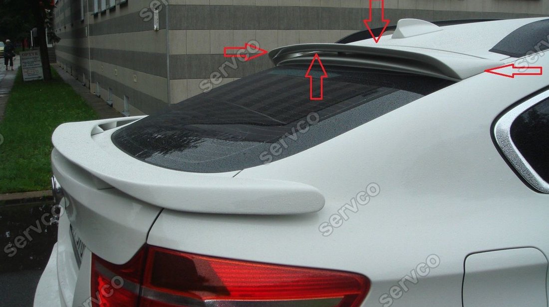 Eleron spoiler tuning sport pleoapa luneta HAMANN BMW X6 E71 E72 2009-2014 ver3