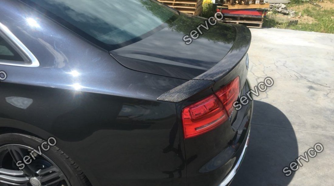 Eleron spoiler tuning sport portbagaj Audi A8 D4 ABT Ab look 2010-2014 ver1