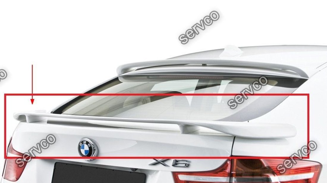 Eleron spoiler tuning sport portbagaj haion HAMANN BMW X6 E71 E72 2009-2014 ver2