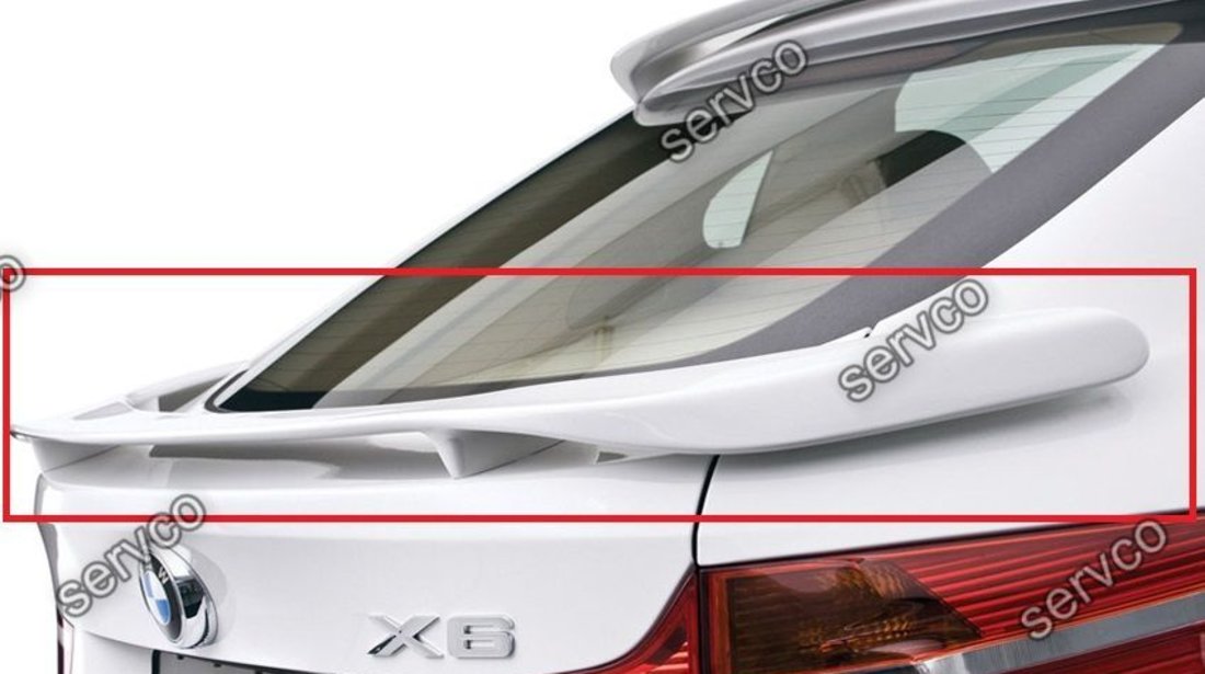 Eleron spoiler tuning sport portbagaj haion HAMANN BMW X6 E71 E72 2009-2014 ver2