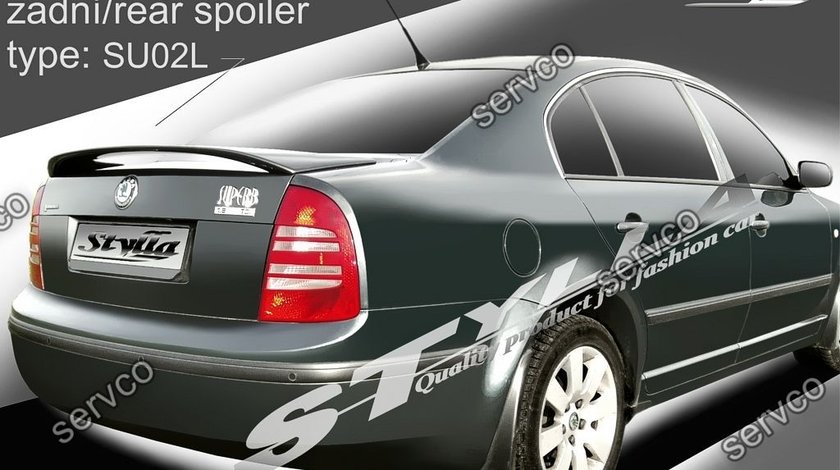 Eleron spoiler tuning sport portbagaj Skoda Superb Mk1 B5 3U 2001-2008 ver2