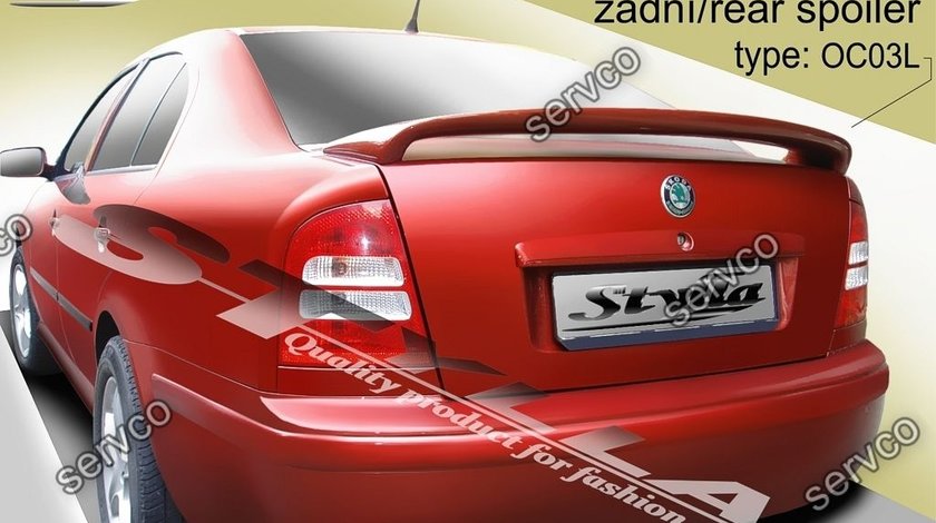 Eleron spoiler tuning sport portbagaj Skoda Octavia 1 Mk1 1U WRC RS Vrs 1996-2006 ver7