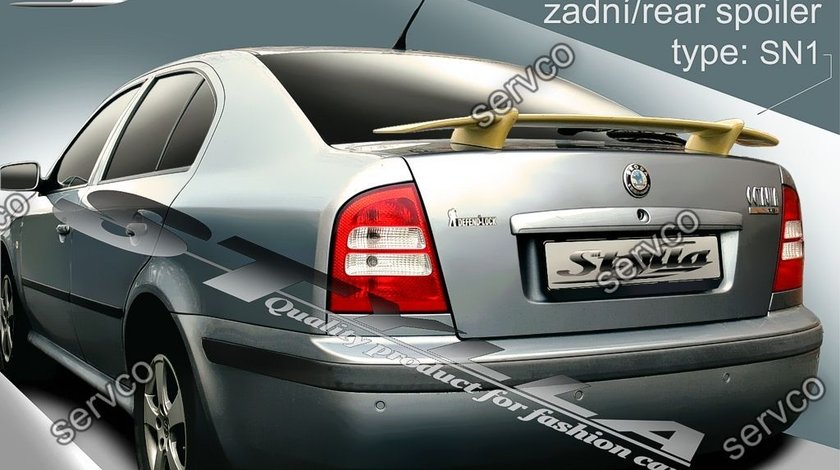 Eleron spoiler tuning sport portbagaj Skoda Octavia 1 Mk1 1U WRC RS Vrs 1996-2006 ver11