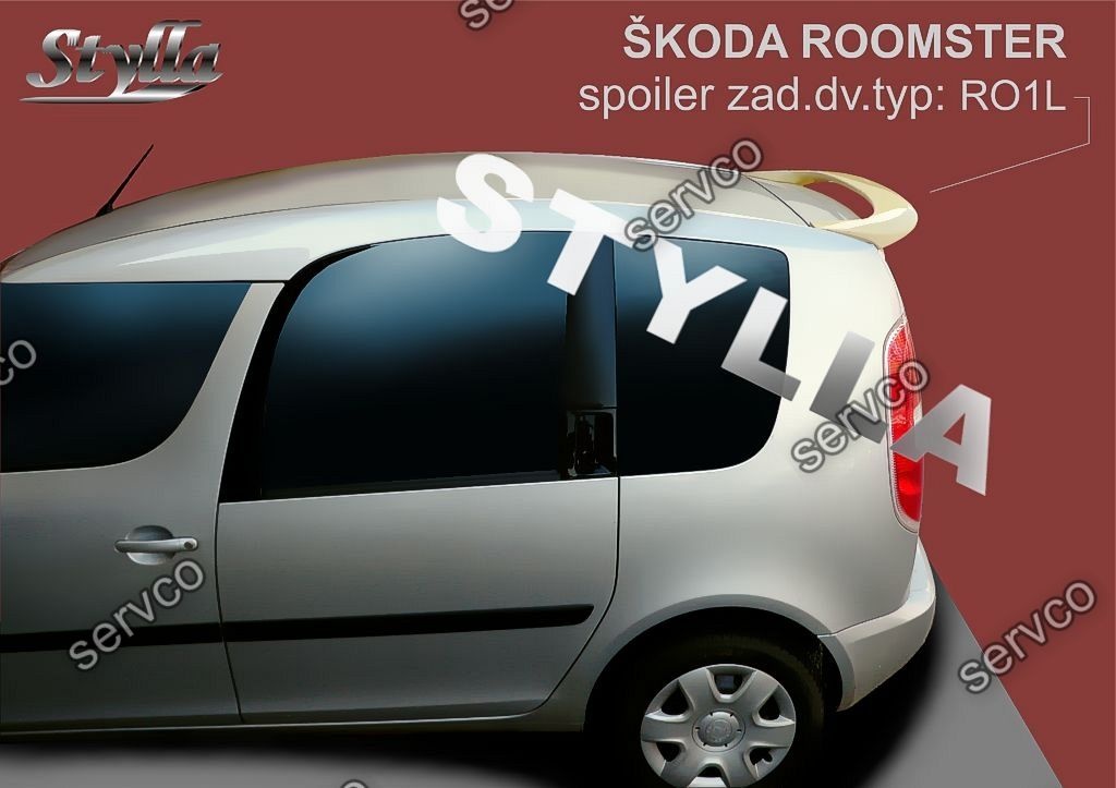 Eleron spoiler tuning sport portbagaj Skoda Roomster Mk1 5J Praktik 2006-2015 ver1